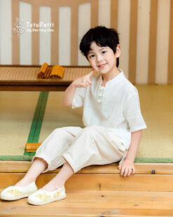 Set Đồ Linen Dễ Thương Cho Bé Trai 6 Set Bộ Đồ Linen Dể Thương Cho Bé Trai