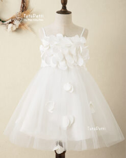 đầm công chúa handmade hoa tinh tế 01