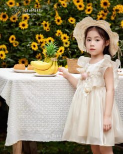 đầm dạo phố kết hoa tinh tế sang trọng cho bé 03