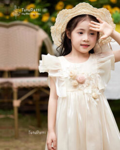 đầm dạo phố kết hoa tinh tế sang trọng cho bé 03