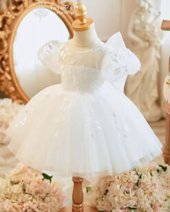 đầm công chúa kết lá ren xinh đẹp