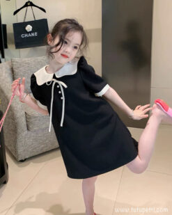 đầm áo ngắn dạo phố xinh xắn 01