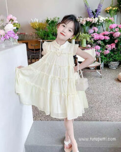Bộ váy dạo chơi phố cho bé gái