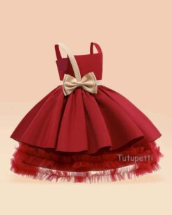 Đầm Dạ Hội Nơ Đỏ Noel 8 Đầm Dạ Hội Nơ Đỏ Noel