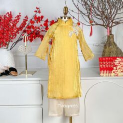 Áo Dài Cách Tân Dễ Thương Cho Bé