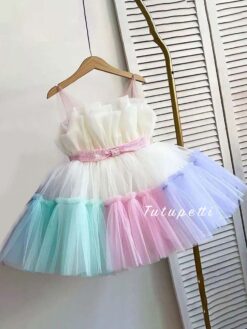 Đầm Công Chúa Trắng Ombre
