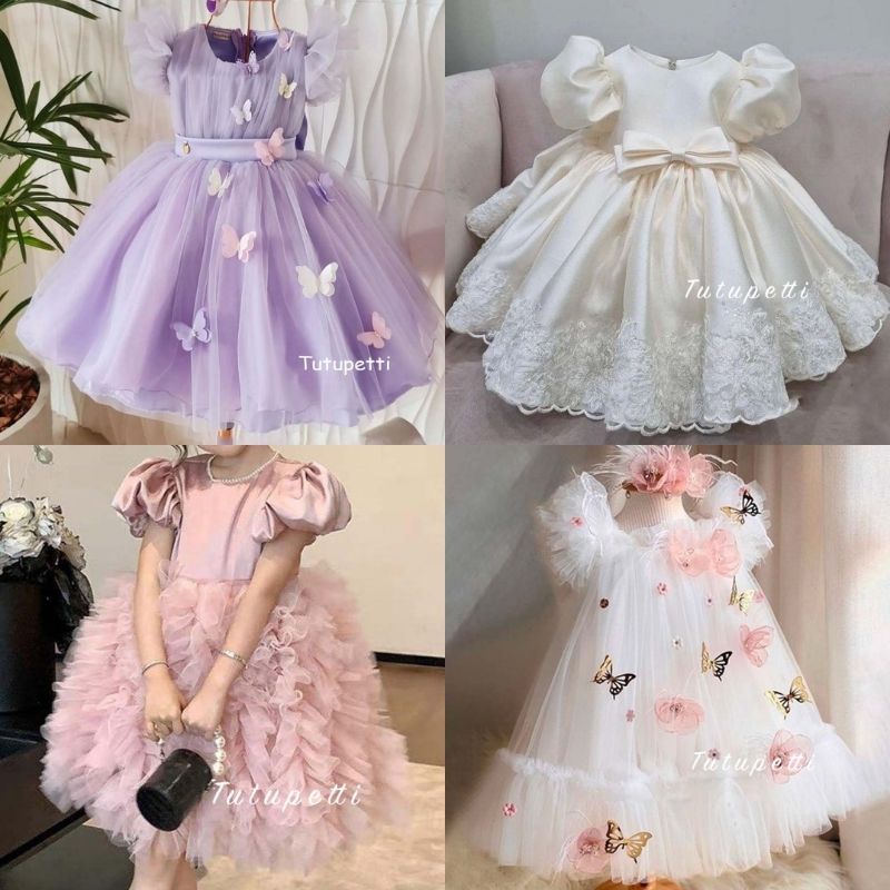 chất liệu đầm dự tiệc bé gái