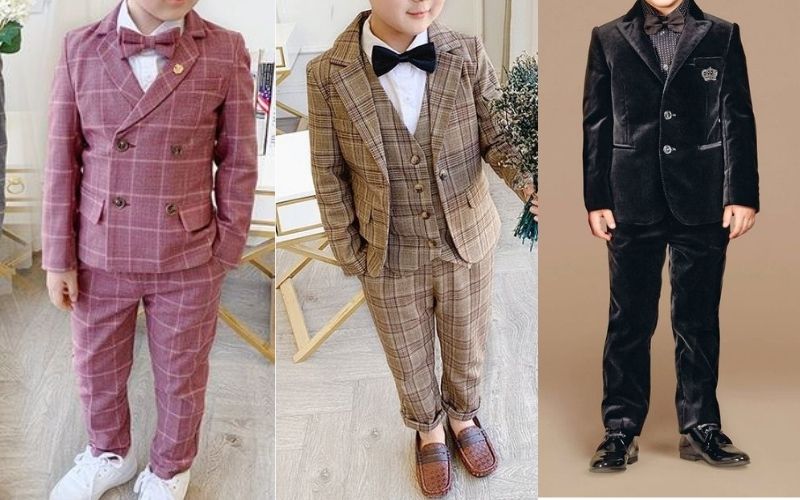 hoạ tiết vest bé trai