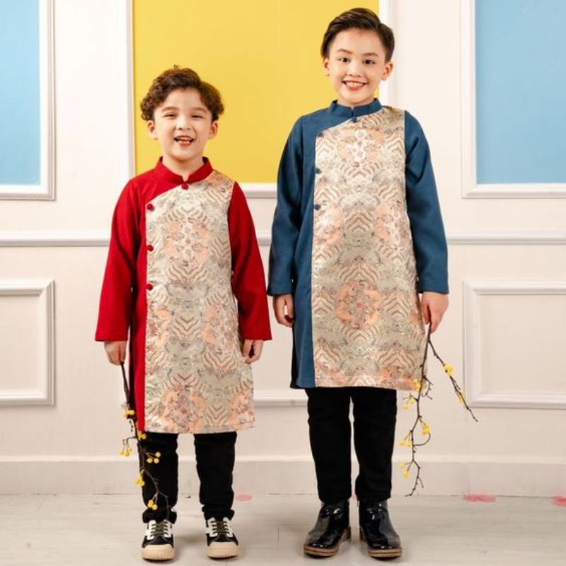 kieu dang va kich co ao dai cach tan be trai