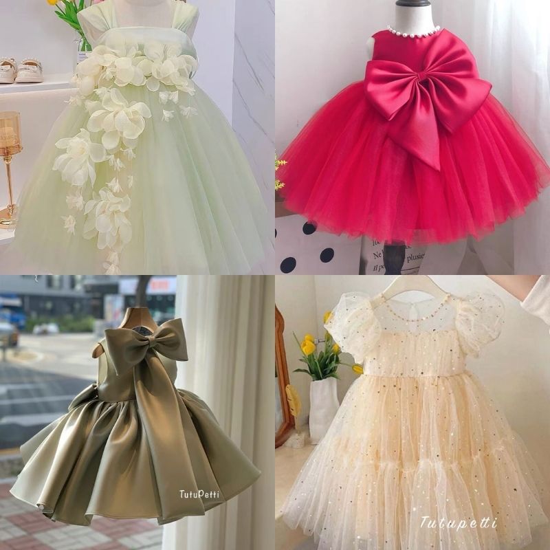 màu sắc đầm dự tiệc bé gái