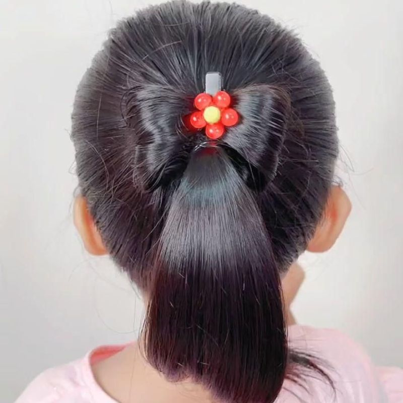 Tham Khảo 4 Kiểu Cột Tóc Cho Bé Gái Giúp Bé Xinh Tươi Mỗi Ngày 52 toc duoi ga be gai