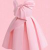 váy dự tiệc hồng Pastel cho bé gái 2-12 tuổi