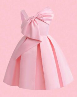 váy dự tiệc hồng Pastel cho bé gái 2-12 tuổi