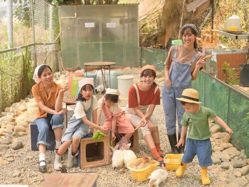 khu vui chơi Bunny Hill Farm & Homestay