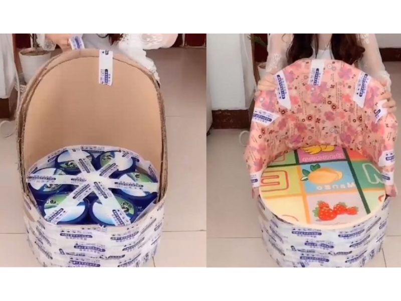 Cách làm đồ chơi từ vỏ hộp sữa bột
