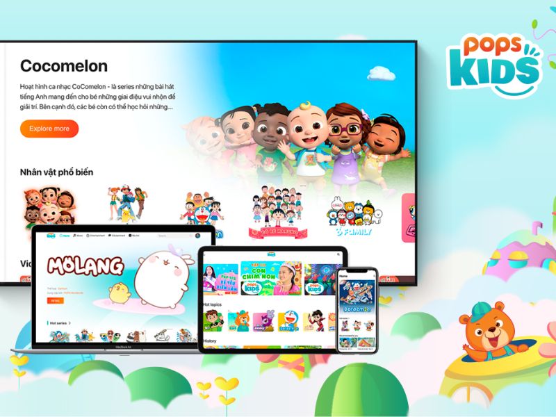 kênh youtube dành cho bé mẫu giáo