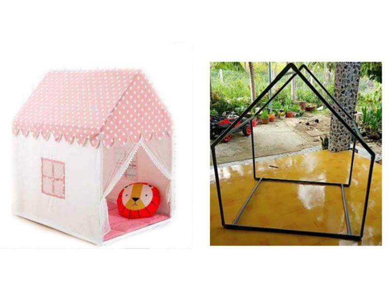 làm nhà đồ chơi bằng vải