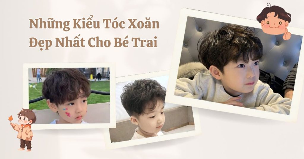 Những kiểu tóc xoăn cho bé trai đẹp nhất