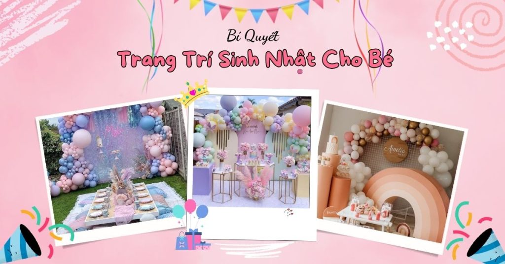 trang trí sinh nhật cho bé