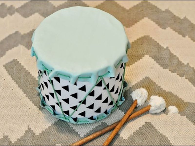 Cách làm trống từ vỏ hộp sữa