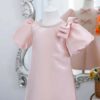 Đầm Tiểu Thư Suông Nơ Hồng