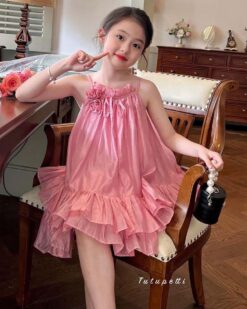 Đầm Tiểu Thư Hè Hồng
