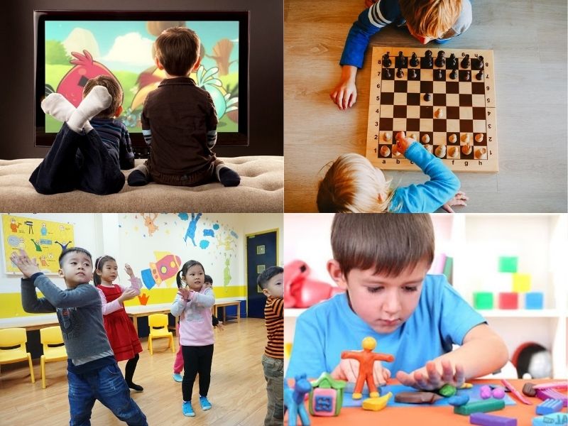 Các hoạt động giải trí cho bé
