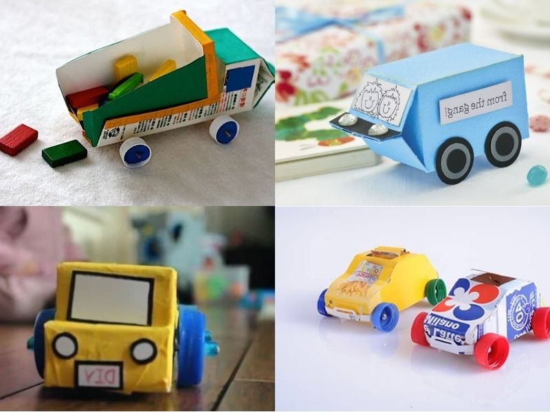 Lợi ích của việc làm đồ chơi từ vỏ hộp sữa tươi