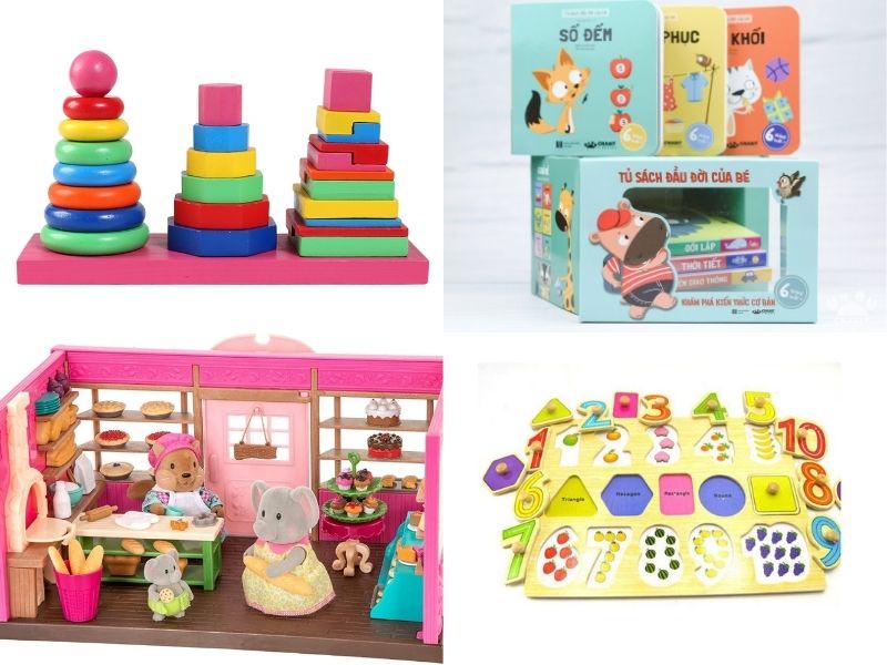 Quà cho bé từ 1 đến 5 tuổi