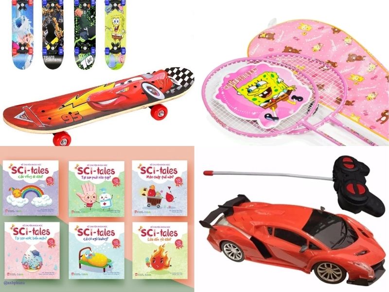 Quà cho bé từ 5 đến 10 tuổi