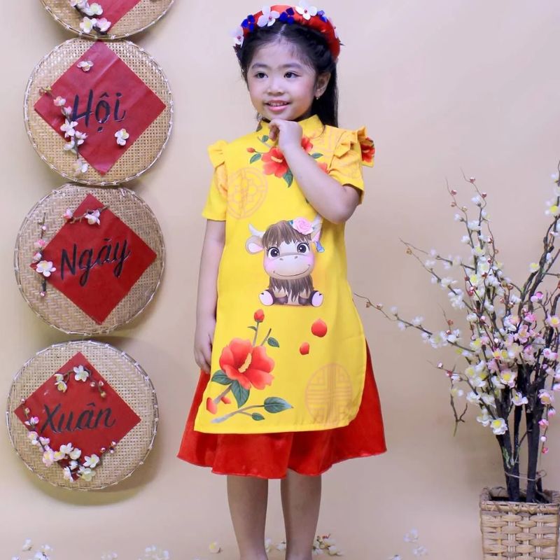 Áo dài hoạt hình