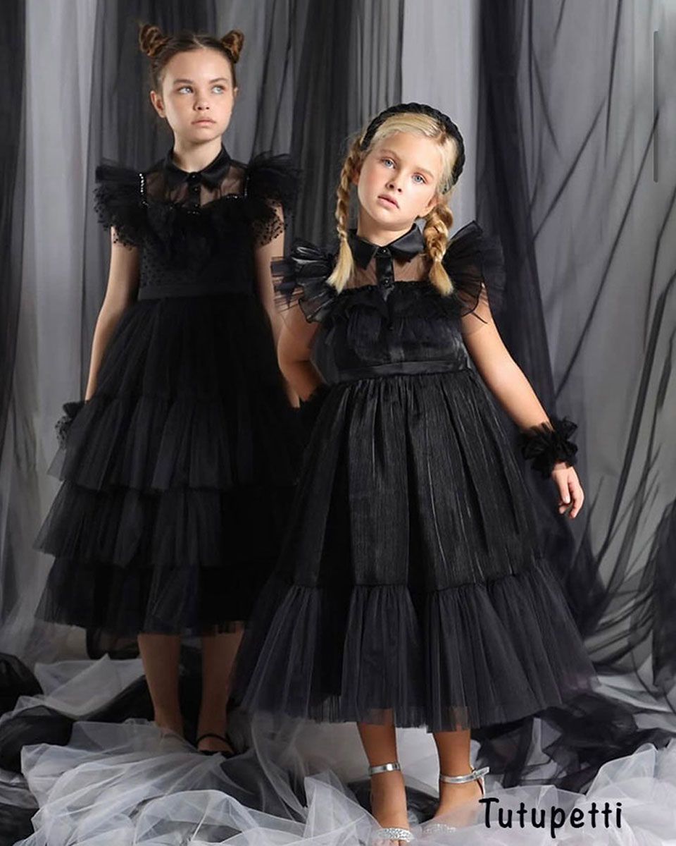 Đầm Hóa Trang Wednesday Addams Ngắn 2 Đầm Hóa Trang Wednesday Addams Ngắn - Ảnh 2