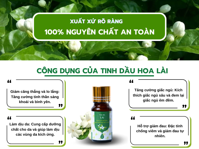tinh dầu hoa nhài nguyên chất NaDa Oils