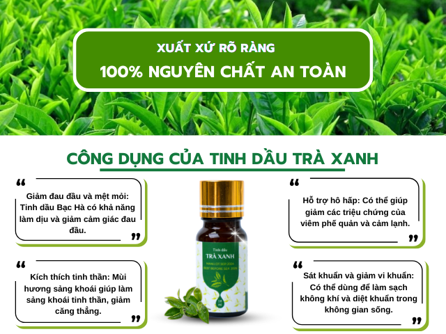 Tinh dầu Trà Xanh Nguyên Chất NaDa Oils