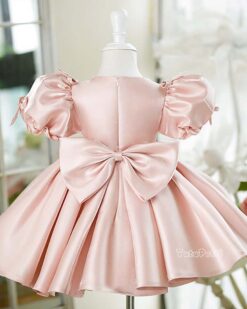 Đầm Công Chúa nơ ngực kết cườm
