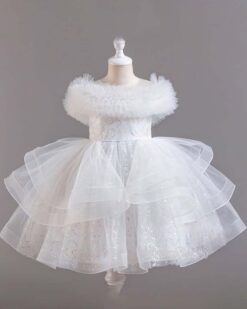 Đầm Công Chúa Hồng Ánh Kim Lấp Lánh