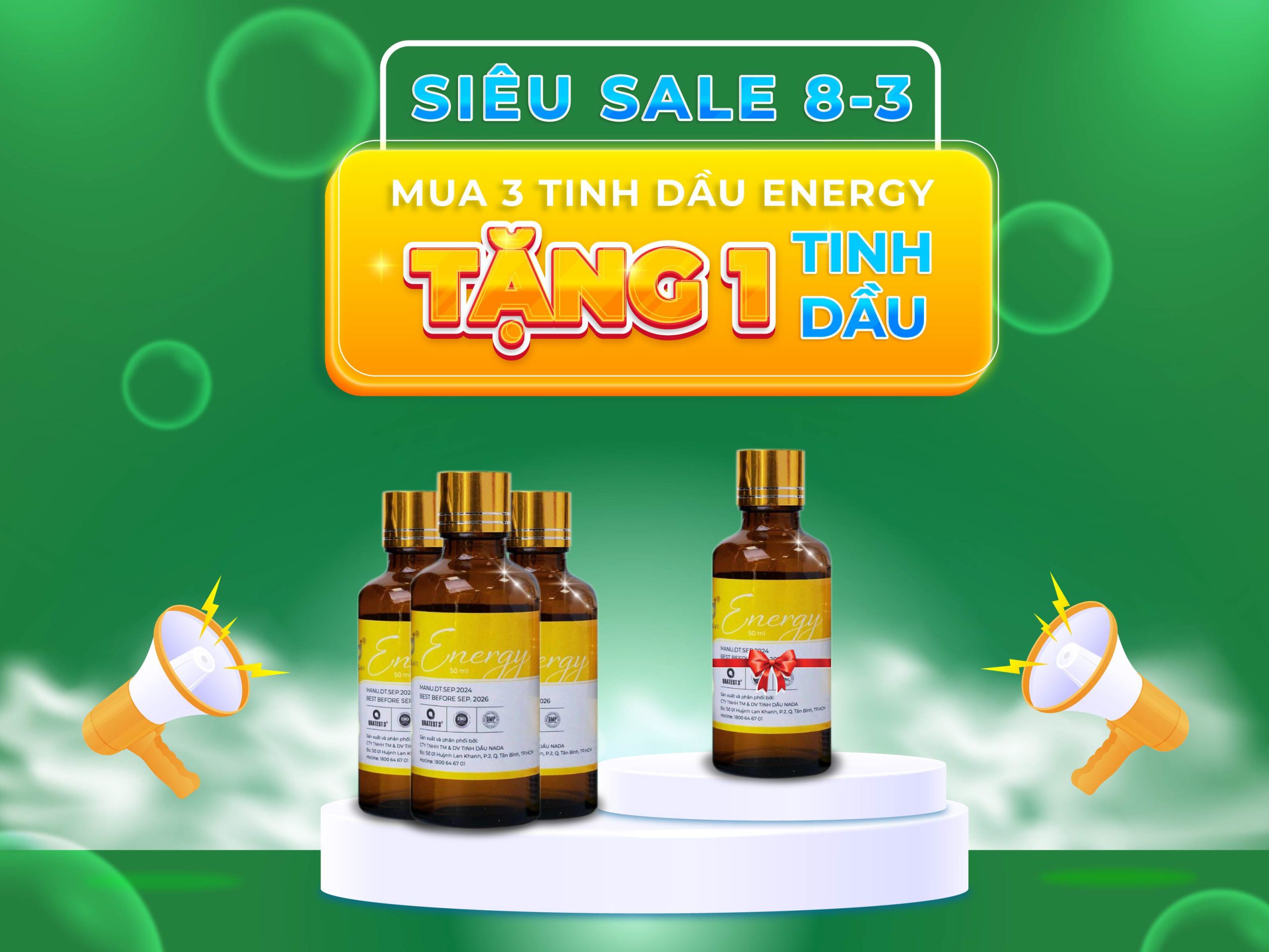 Tinh dầu Mix độc quyền Energy