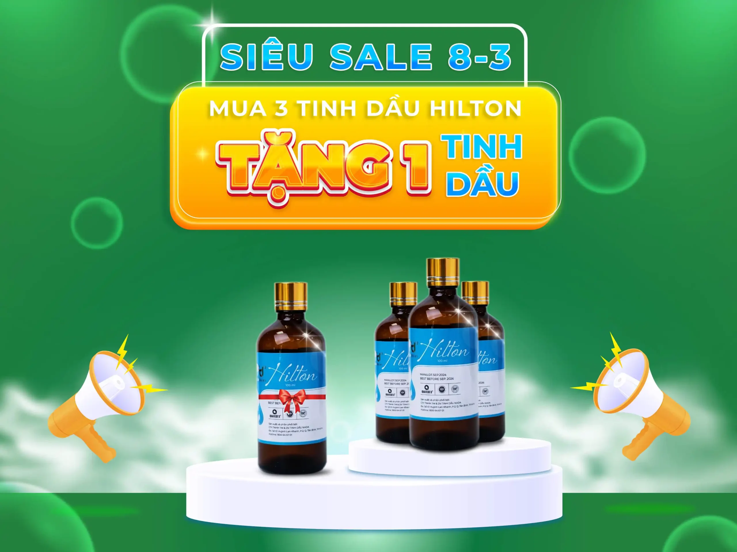 Tinh dầu Mix Độc Quyền Hilton 