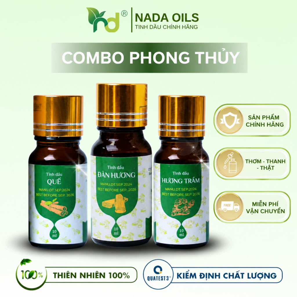 Combo Tinh Dầu Phong Thủy 