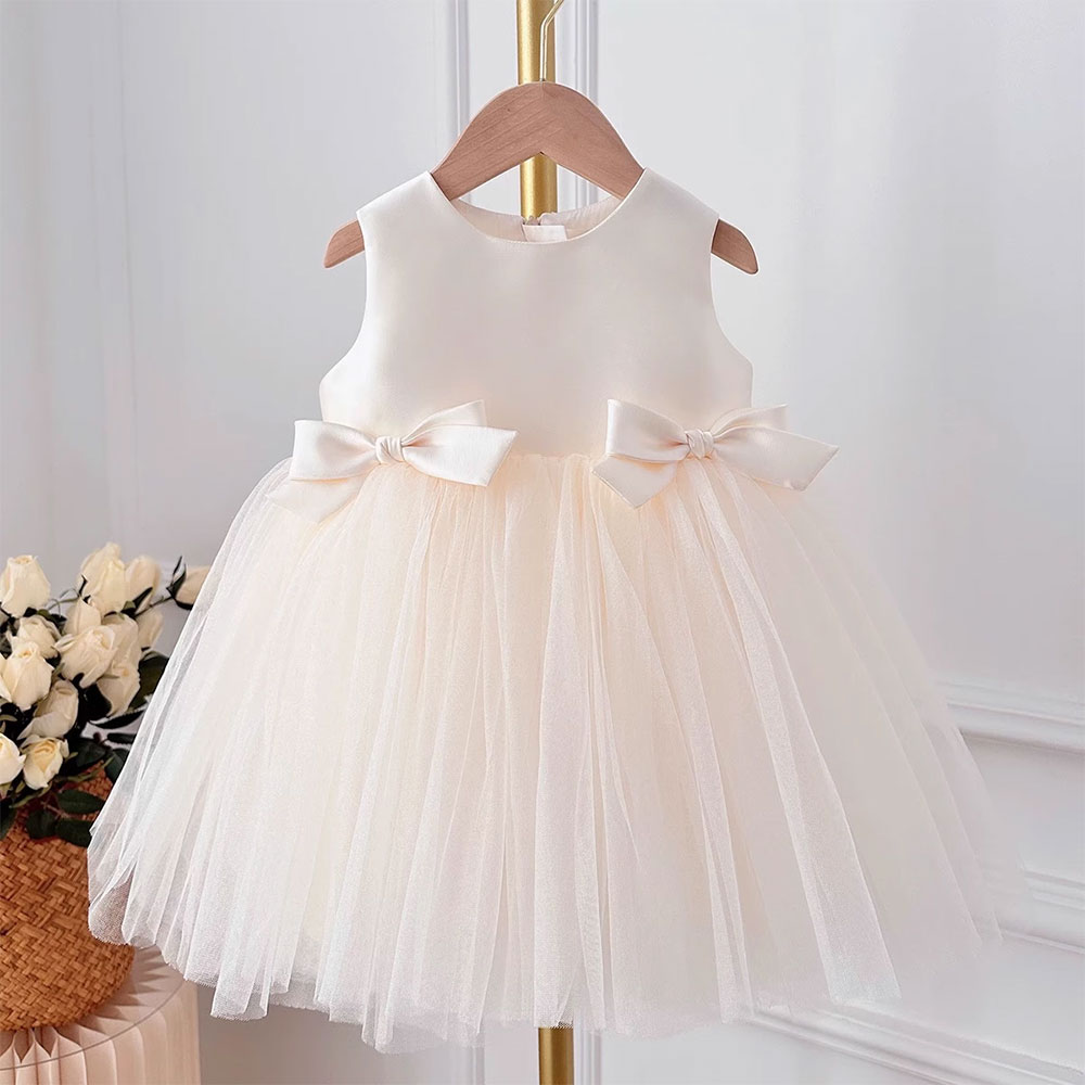 Váy Công Chúa TutuPetti Voan Kem Nơ Xinh 4 Váy Công Chúa TutuPetti Voan Kem Nơ Xinh - Ảnh 4